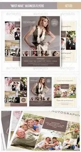 GraphicRiver "Must Have" Business Flyers - Set 03 Photography