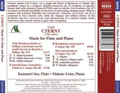 Makoto Ueno, Kazunori Seo - Carl Czerny: Music for Flute and Piano (2015)