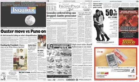 Philippine Daily Inquirer – January 11, 2009