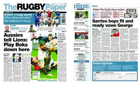 The Rugby Paper – January 31, 2021