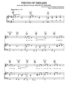 Pieces Of Dreams (Little Boy Lost) - Alan Bergman, Barbra Streisand, Marilyn Bergman, Michel LeGrand (Piano-Vocal-Guitar