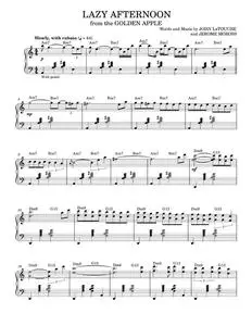 Lazy Afternoon [Jazz version] (arr. Brent Edstrom) - Jerome Moross (Piano Solo)