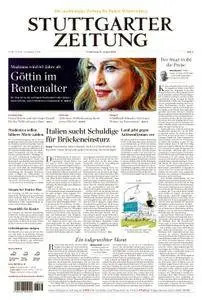 Stuttgarter Zeitung Filder-Zeitung Vaihingen/Möhringen - 16. August 2018