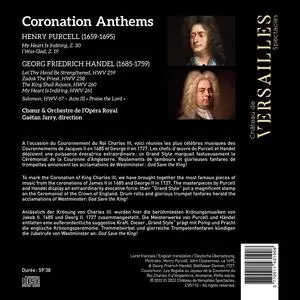 Gaétan Jarry, Chœur et Orchestre de l'Opéra Royal - Handel, Purcell: The Crown - Coronation Anthems (2023)