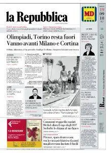 la Repubblica - 19 Settembre 2018