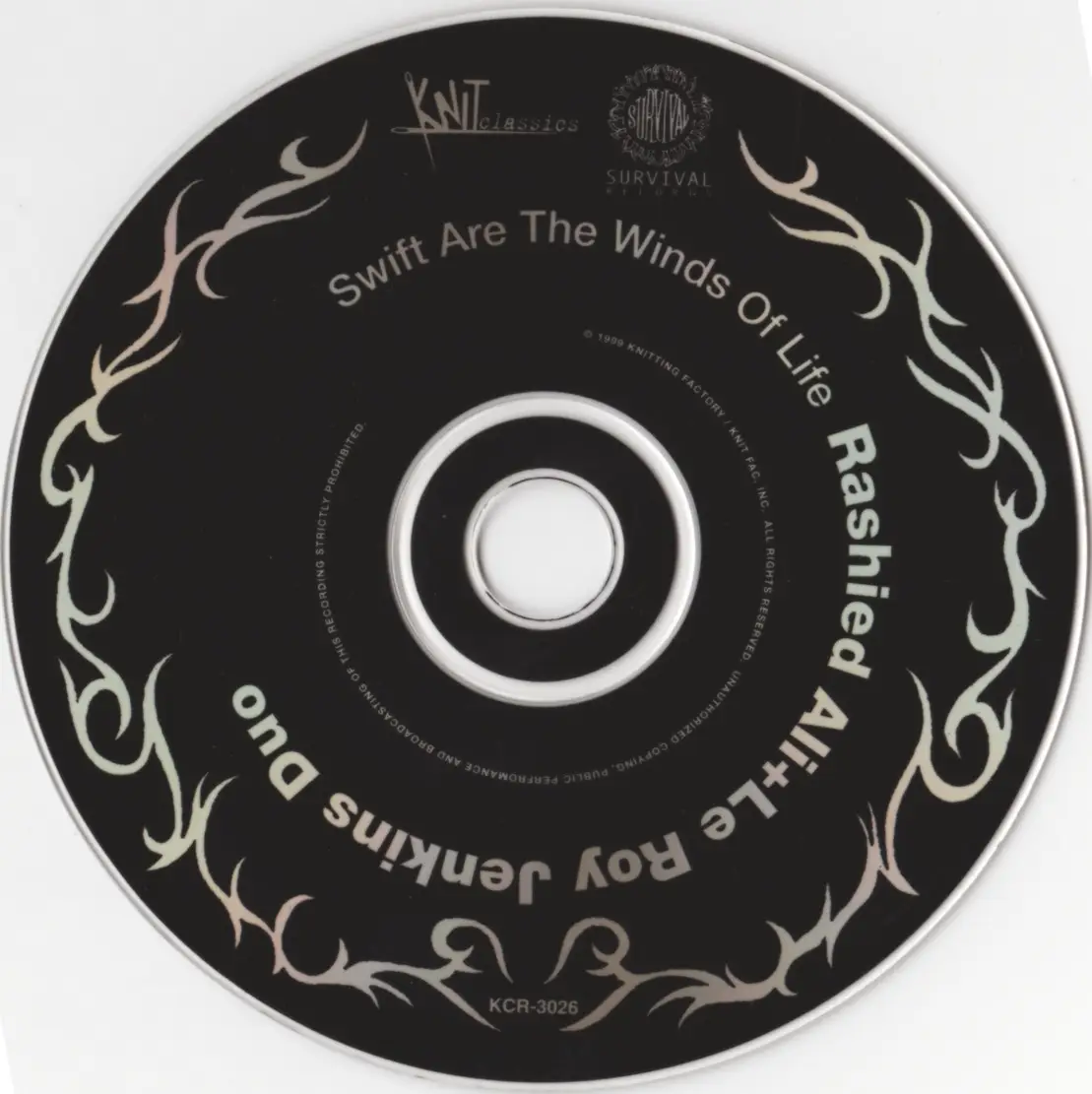 Rashied Ali & Le Roy Jenkins - Swift Are The Winds Of Life (1975) {Knit Classics KCR-3026 rel 1999}