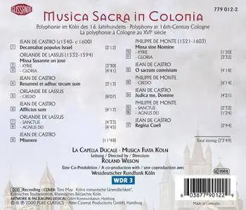 La Capella Ducale, Musica Fiata Koln, Roland Wilson - Music Sacra In Colonia (2000)