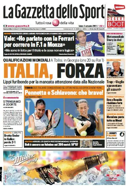 La Gazzetta dello Sport (05-09-09)