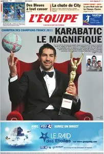 L'Equipe du Mardi 13 Décembre 2011