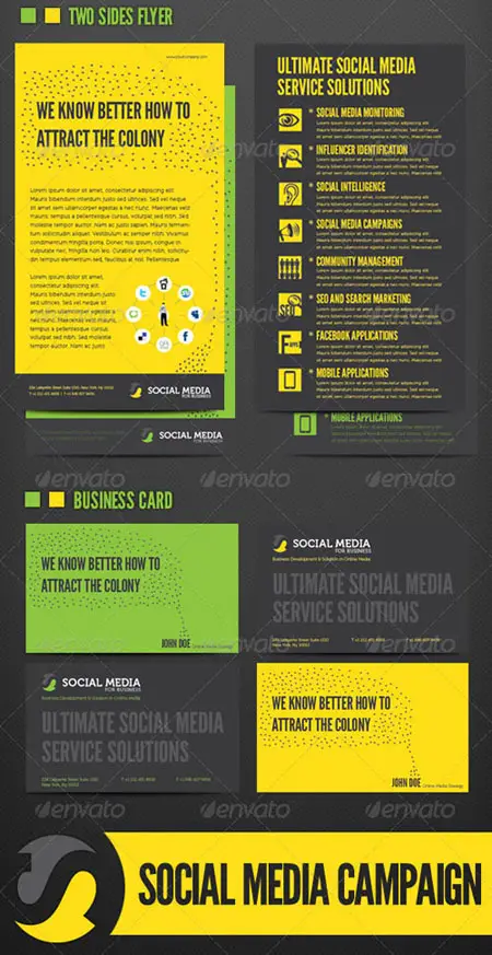 GraphicRiver Social Media Print Template Packages
