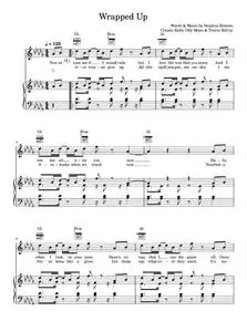 Wrapped Up - Olly Murs (Piano-Vocal-Guitar (Piano Accompaniment))