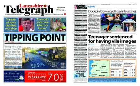 Lancashire Telegraph (Burnley, Pendle, Rossendale) – September 02, 2022