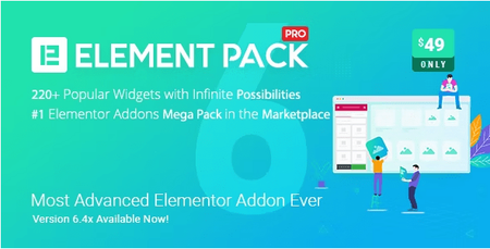 Element Pack v6.10.0 - Addon for Elementor Page Builder WordPress Plugin NULLED