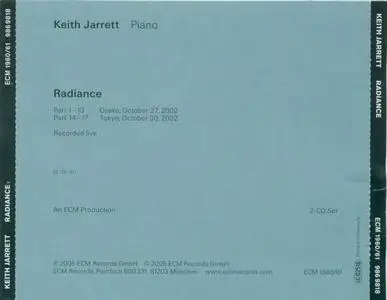 Keith Jarrett - Radiance (2005) [2CDs] {ECM 1960/61}