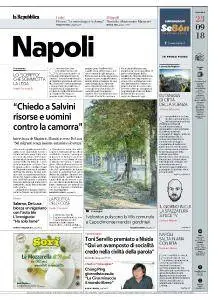 la Repubblica Napoli - 23 Settembre 2018