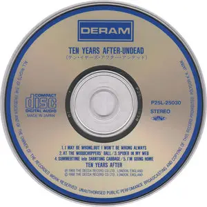 Ten Years After - Undead (1968) [DERAM, Japan, P25L 25030]