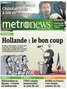 Metro [France - Paris], 15. Januar 2014