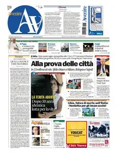 AVVENIRE 15 MAGGIO 2011