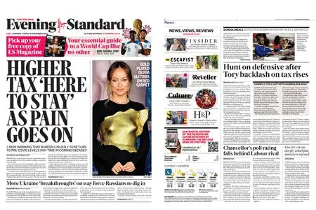 London Evening Standard – November 18, 2022