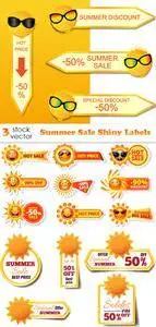 Vectors - Summer Sale Shiny Labels