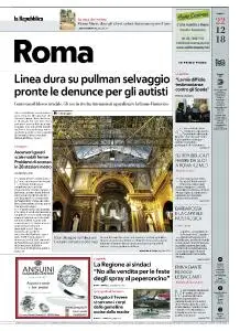 la Repubblica Roma - 22 Dicembre 2018