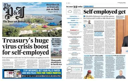 The Press and Journal Highlands and Islands – March 27, 2020