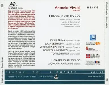 Giovanni Antonini, Il Giardino Armonico - Vivaldi: Ottone in villa (2010)