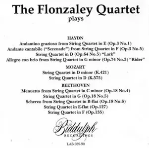 The Flonzaley Quartet Play Classical Masterpieces · Haydn · Mozart · Beethoven [2CD set] [Re-up]