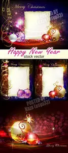 Neon Christmas ball & paper
