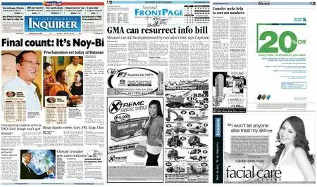 Philippine Daily Inquirer – June 09, 2010