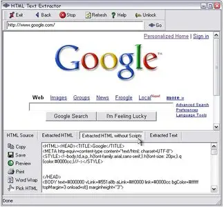 HTML Text Extractor 1.5