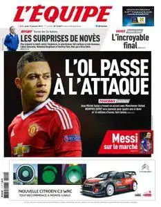 L'equipe du Jeudi 19 Janvier 2017