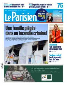 Le Parisien du Vendredi 19 Juillet 2024