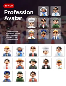 EE - Job Profession Avatar 3D AH83MAF