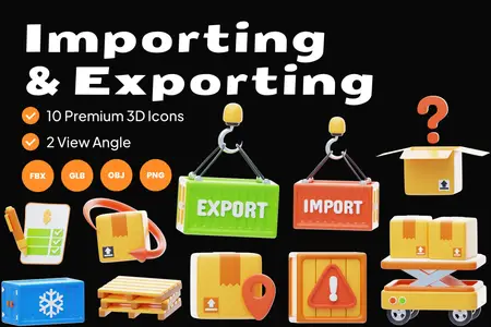 EE - Importing & Exporting 3D Icon K9U3J93