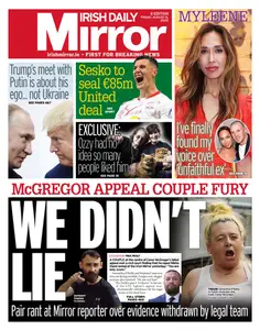 Irish Daily Mirror - 8 August 2025