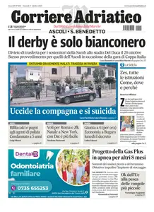 Corriere Adriatico Ascoli - 17 Ottobre 2025