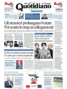 Quotidiano di Puglia Taranto - 27 Settembre 2024