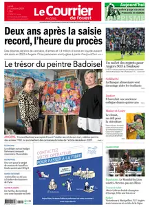 Le Courrier de l'Ouest Angers - 21 Octobre 2024