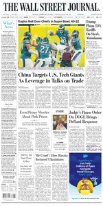 The Wall Street Journal - February 10, 2025