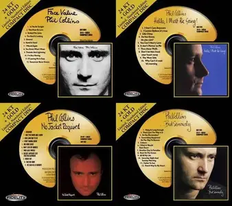 Phil Collins - 4 Studio Albums (1981-1989) [Audio Fidelity, 24 KT + Gold CD, 2010-2011]