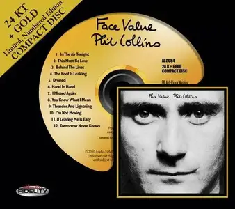 Phil Collins - 4 Studio Albums (1981-1989) [Audio Fidelity, 24 KT + Gold CD, 2010-2011]