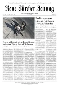Neue Zürcher Zeitung International - 26 Januar 2026