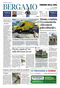 Corriere della Sera Bergamo - 5 Settembre 2025