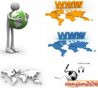 WWW 3D Stock