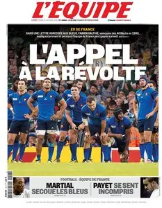 L'Equipe du Mardi 13 Octobre 2015