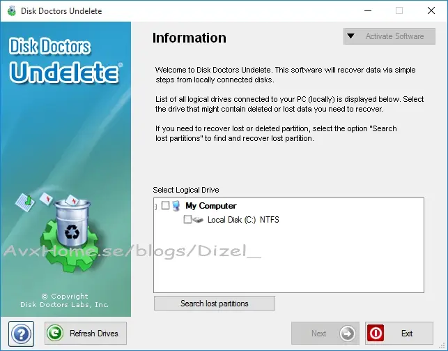 Disk Doctors Undelete 1.0.0.9 Portable