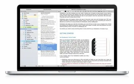 Notebooks for Mac 1.4.2 Mac OS X