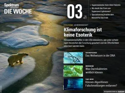 Spektrum Die Woche No 03 - 19. Januar 2017