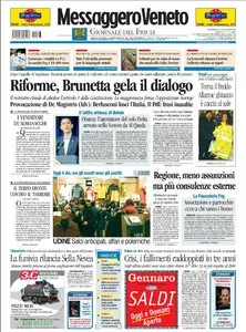 IL MESSAGGERO VENETO UDINE 3 GENNAIO 2010